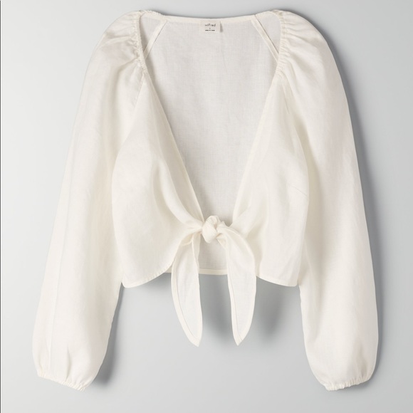 BNWT Aritzia Wilfred Venus Top (M) - Picture 3 of 7